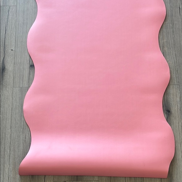 Bala Pink Yoga Wavy Mat. Used once see pictures for markings. - Picture 2 of 7
